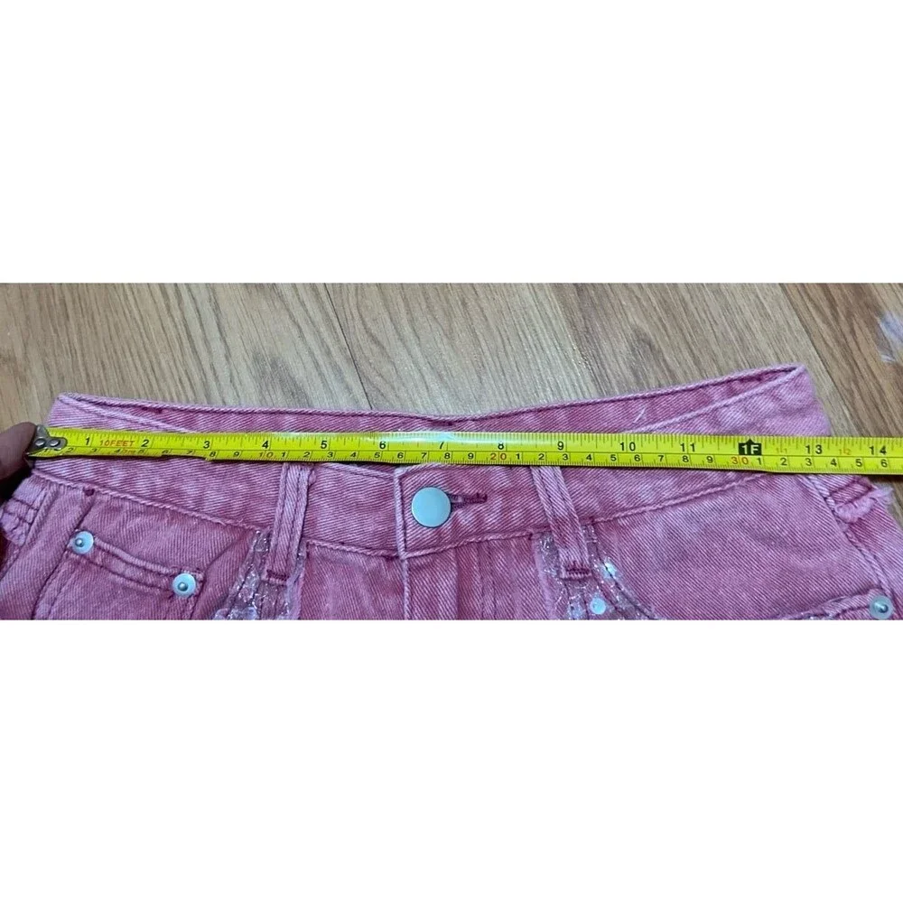 Pol shorts small pol pink shorts sequins sequined shorts POL Jean shorts NWOT